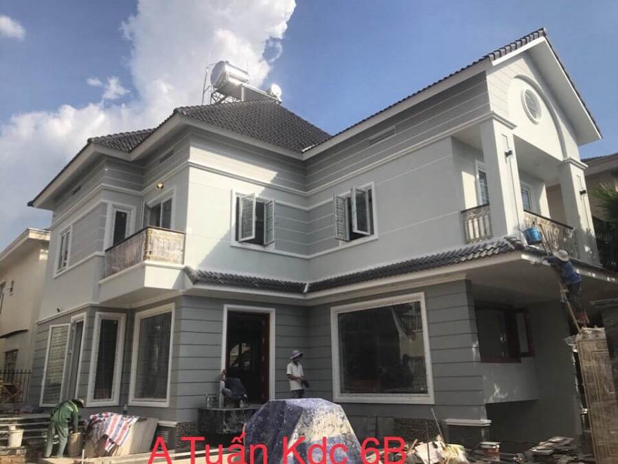 Thi công màn cửa tại nhà A Tuấn KDC 6B
