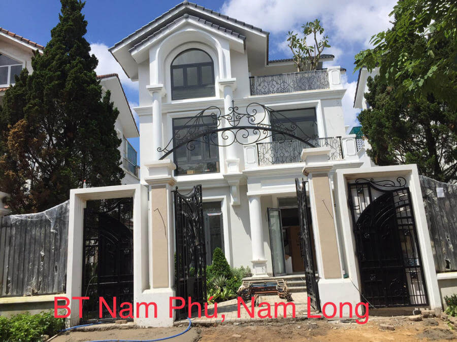 Thi công màn cửa tại biệt thự NAM PHÚ NAM LONG