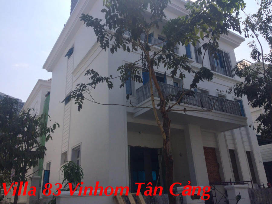 Thi công màn cửa tại villa 83 Vinhom Tân Cảng