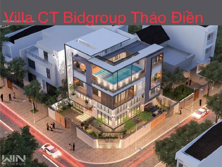 Thi công màn cửa tại Villa CT BIDGROUP THẢO ĐIỀN