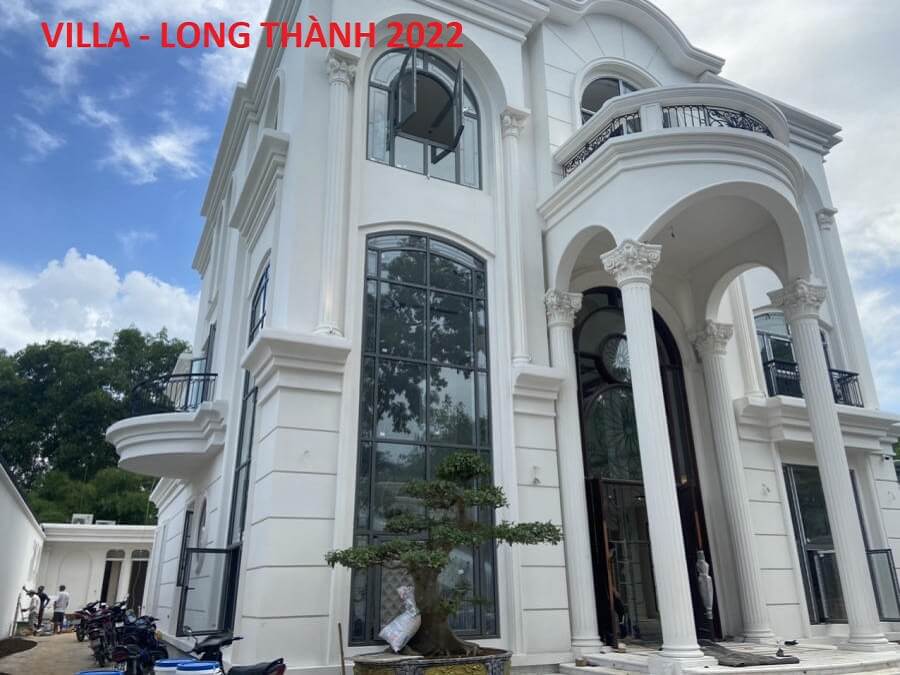Thi công màn cửa tại Villa Long THành